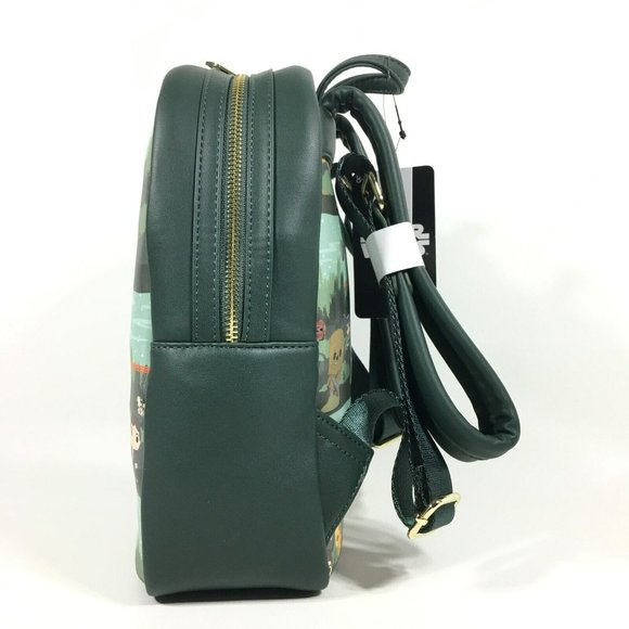 Loungefly POP Star Wars Hans Solo and Princess Leia Endor Forest Mini Backpack main image 8